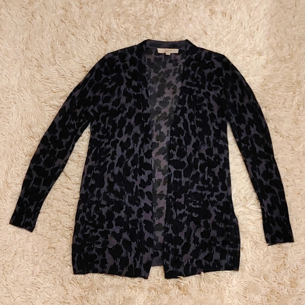 LOFT Patterned Cardigan